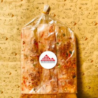 Combo 30 bịch bánh tráng dẻo Tôm cuốn hành phi, bánh tráng phơi sương đỏ dẻo tôm cuộn hành phi - Tây Ninh Nguyệt Như