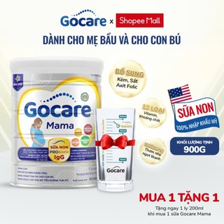 Sữa Gocare Mama Cho Phụ Nữ đang Mang Thai Và Cho Con Bú, dùng được cho người tiểu đường - Hộp 900G