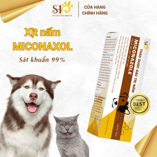 Xịt nấm thảo dư.ợc MICONAZOLE SHD cho chó mèo 50ML