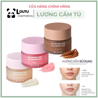 Mặt nạ ngủ dưỡng môi klavuu nourishing care lip sleeping pack 20g