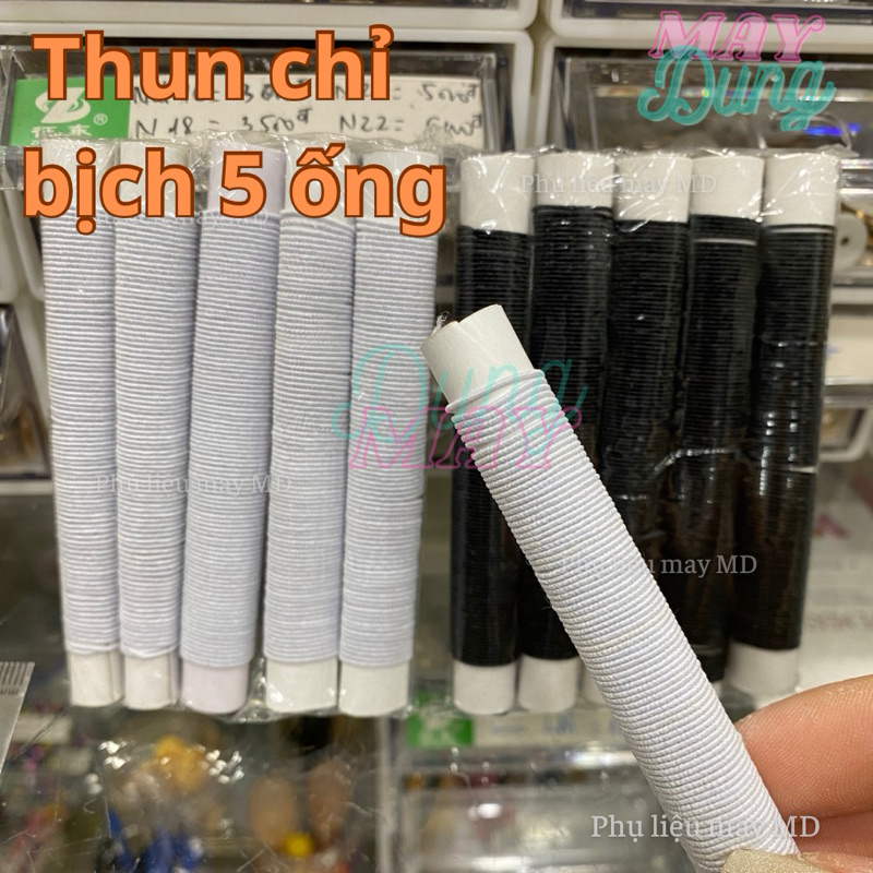 Thun chỉ ống nhỏ: 1 bịch 5 ống