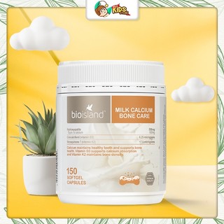 Canxi hữu cơ bio island bone care 150v úc