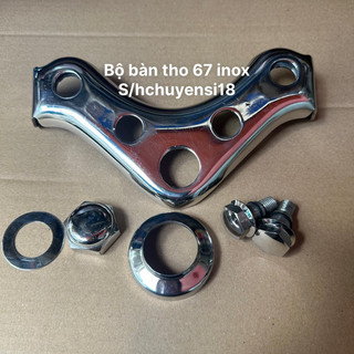 Bộ bàn thờ xe 67 | xe CD inox (bộ y hình)