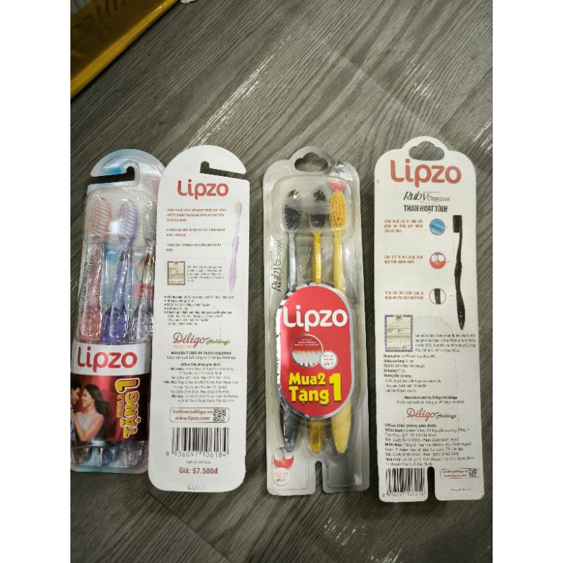 Bàn chải lipzo mua 2 tặng 1