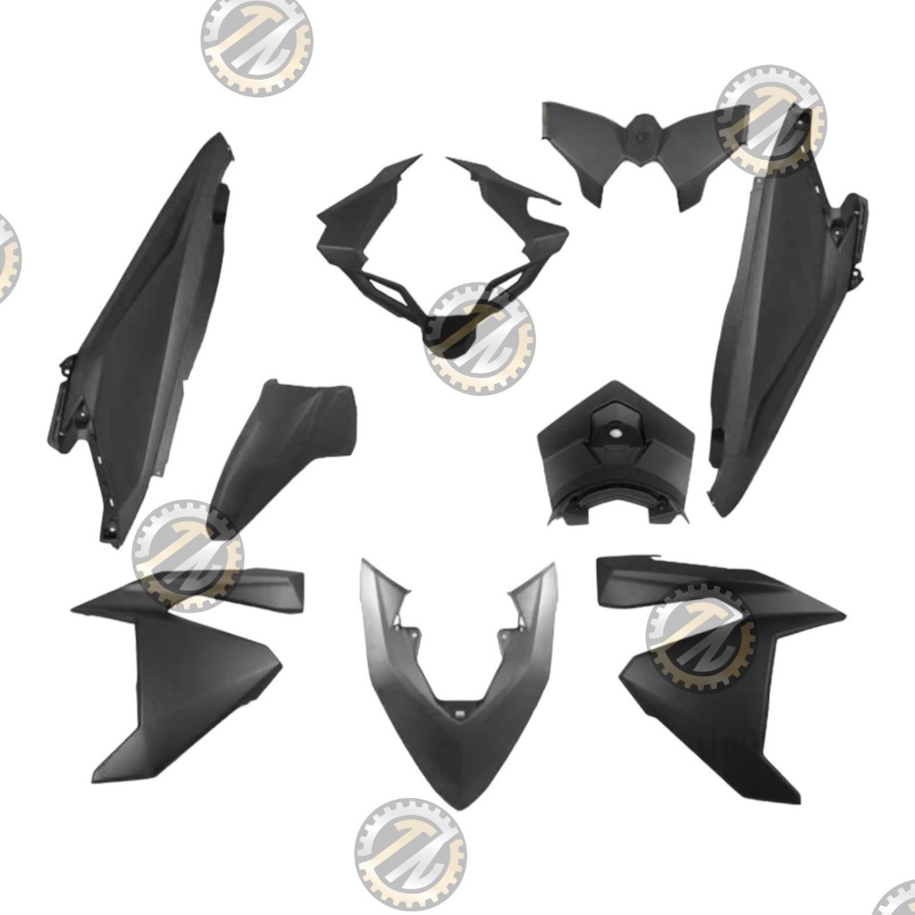 Dàn áo Vario Click 2015 - 2017 đen nhám