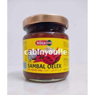 Sambal Olek -Tương Sốt Ớt Nita lọ 200 Gram