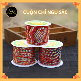 CHỈ NGŨ SẮC TÂY TẠNG LOẠI ĐẸP SỢI TO