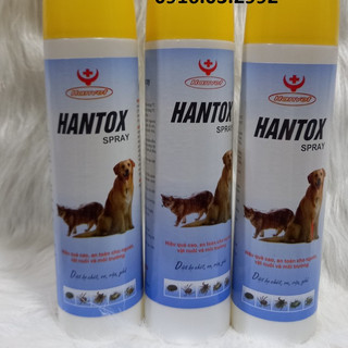 Diệt bọ chét ve rận ghẻ chó mèo Hantox Spray 300ml