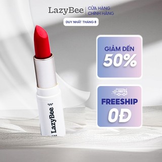 Son dưỡng lazy bee màu pink coral hồng san hô 3.5gr
