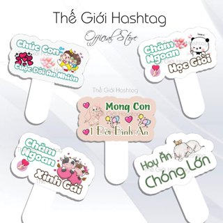 Hashtag sinh nhật, hashtag cầm tay sinh nhật, đám cưới, biển cầm tay đám cưới, Mẫu mới nhất.