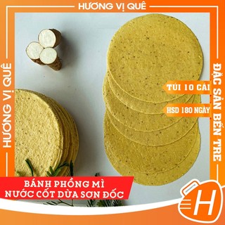 Bánh Phồng Mì Nước Cốt Dừa Sơn Đốc - Túi 10 Cái - Đặc Sản Bến Tre