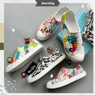 Giày nhựa wnc Native Luchi nam nữ - Giày lười siêu nhẹ thoáng khí thích hợp đi mưa, đi biển