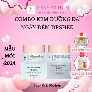 Combo kem ngày đêm Drshee, kem dưỡng Dr shee sáng da, giảm thâm nám