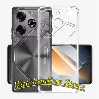  Ốp lưng dẻo chống va đập Tecno Pova Neo 3 Pova 2  Pova 3 Pova Neo bảo vệ 4 góc trong suốt 