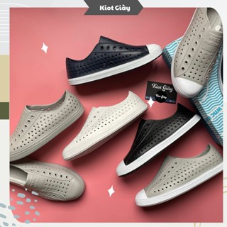 Giày nhựa Native Luchi siêu nhẹ thoáng khí - Giày nhựa đi mưa, đi biển nam nữ siêu bền