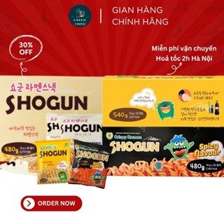 Mỳ Shogun Hàn Quốc snack mì gà phomai - vị shogun cay - vị shogun truyền thống - mỳ tôm trẻ em
