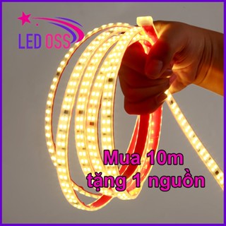 Đèn Led Dây Dán 2835 220V Siêu Sáng (Bán Theo Mét) Dễ Sử Dụng Trang Trí Nhà Cửa, Ngoài Trời