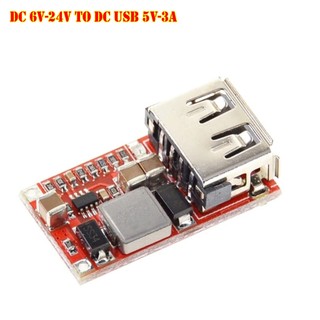 Module mạch hạ áp DC 6V, 9V, 12V, 24V ra cổng USB 5V 3A DC (DC to DC Converter)