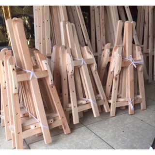 Giá vẽ tranh mini gỗ thông tự nhiên, kệ trưng bầy trong hội nghị, nhà hàng, khách sạn ,giá đỡ hình cưới, hình ảnh.