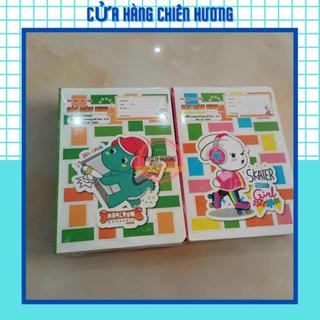 10 quyển vở ô ly sắc màu new 48 trang