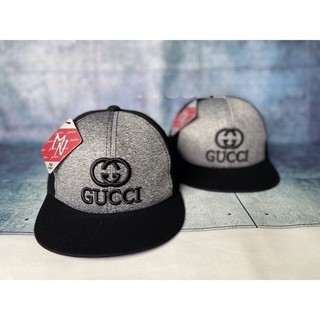 Nón kết snapback trẻ em 1t đến 6 phối xám thêu hiệu