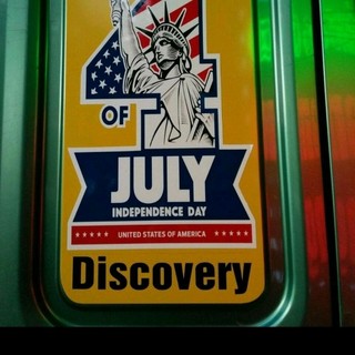 Decan dán xe tải biểu tượng ngày độc lập Mỹ (decal tem ô tô 3 lớp), sticker 4 of July dán xe tải, cánh cửa xe oto
