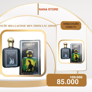[Hàng Chuẩn]Nước Hoa Laconic Đen 120ML