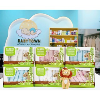 KHĂN SỮA MIPBI/Bamboo/Pypy Hàn 3 LỚP 100% SỢI TRE SIÊU MỀM