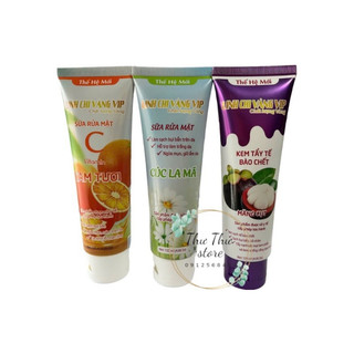 Sữa Rửa Mặt Linh Chi Vàng Vip Sạch Da Ngăn Mụn Thâm Ngăn Nhờn