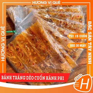 Bánh tráng dẻo cuốn hành phi tây ninh - túi 15 cuốn - đặc sản tây ninh