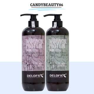  Dầu gội xả sạch gàu kiềm dầu mềm mượt chống gãy rụng phục hồi tóc Delofil Silky Smooth 800ML * 2 