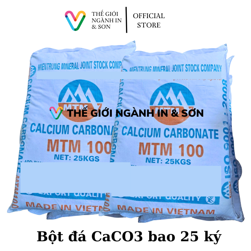 25 kg Bột đá CaCO3 - Phụ gia composite - Polyester resin