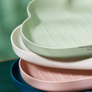 Đĩa đám mây pastel xinh xắn ( Đĩa ăn dặm cho bé đám mây decor chụp ảnh đồ ăn )