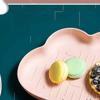 Đĩa đám mây pastel xinh xắn ( Đĩa ăn dặm cho bé đám mây decor chụp ảnh đồ ăn )