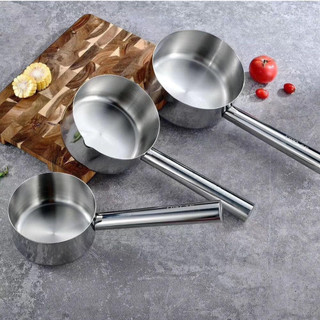 Gáo Múc Nước Lèo Inox 304 Thiết Kế Miệng Rót Tránh Đổ Ra Ngoài, Gáo Sâu, Tay Cầm Chống Nóng, Chống Gỉ Sét