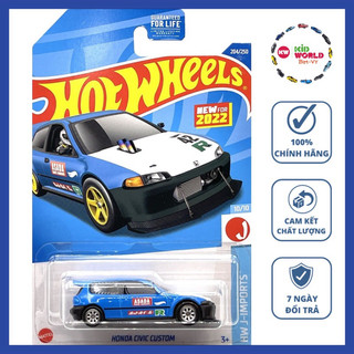 Xe mô hình Hot Wheels basic Honda Civic Custom HCT11.