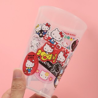 🌸✨ [MỚI VỀ] Ly Nhựa Hello Kitty Kỷ Niệm 50 Năm – Cưng Xỉu Luôn! ✨🌸