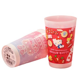 🌸✨ [MỚI VỀ] Ly Nhựa Hello Kitty Kỷ Niệm 50 Năm – Cưng Xỉu Luôn! ✨🌸