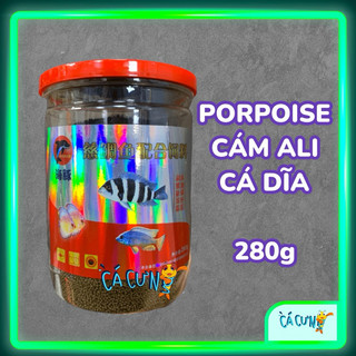 THỨC ĂN CHO CÁ DĨA CÁ ALI PORPOISE hộp 280g- Cám Ali Cám Cá Đĩa Hạt Chìm (Hàng Công Ty)