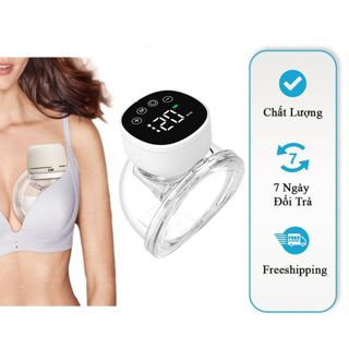 Máy hút sữa không dây MY376 cao cấp - hút sữa, kích sữa, massage êm ái, 9 cấp lực sử dụng, hiển thị thời gian hút sữa