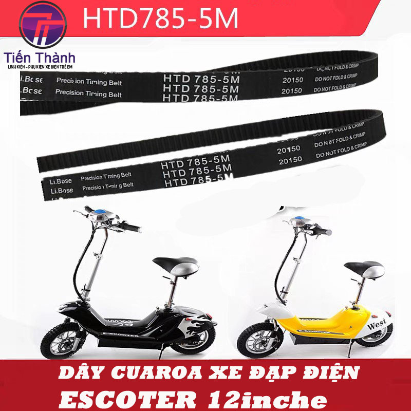 Dây Cuaroa Xe Điện Escooter Bánh Lớn 12inch Thông Số Dây HTD 785-5M