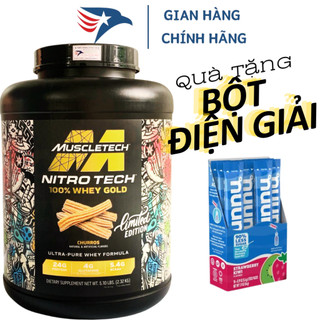 Muscletech Nitrotech 100% Whey Gold : 5lbs 2.27kg bổ sung đạm