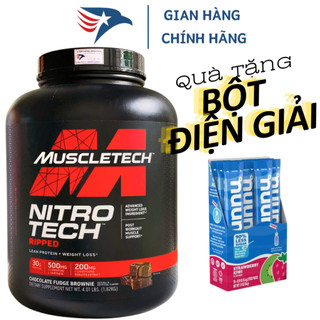 Muscletech NitroTech Ripped : Bổ sung đạm tăng cơ giảm mỡ 4lbs 1.82kg
