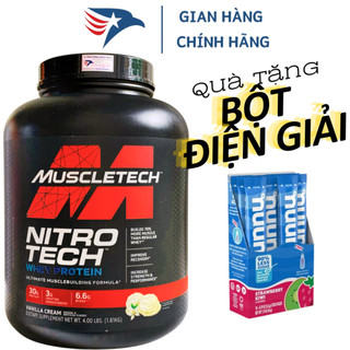Muscletech NitroTech + Creatine Whey Protein tăng cân tăng cơ : 4lbs 1.82kg