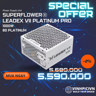 Nguồn máy tính super flower leadex vii platinum pro 1000w atx 3.1 80 plus platinum