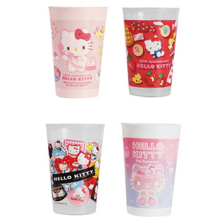 🌸✨ [MỚI VỀ] Ly Nhựa Hello Kitty Kỷ Niệm 50 Năm – Cưng Xỉu Luôn! ✨🌸