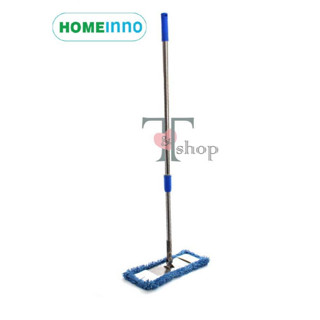Cây Lau Nhà Công Nghiệp Inox Microfiber San Hô 45cm Homeinno Cán Rút 80cm-150cm