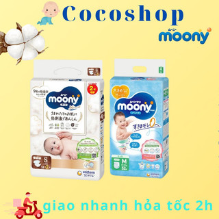 [ Mẫu Mới] Tã quần/ Tã Dán Moony size NB90/ S84/ M64/ L54/ M58/ L44/ XL38/ XXL26