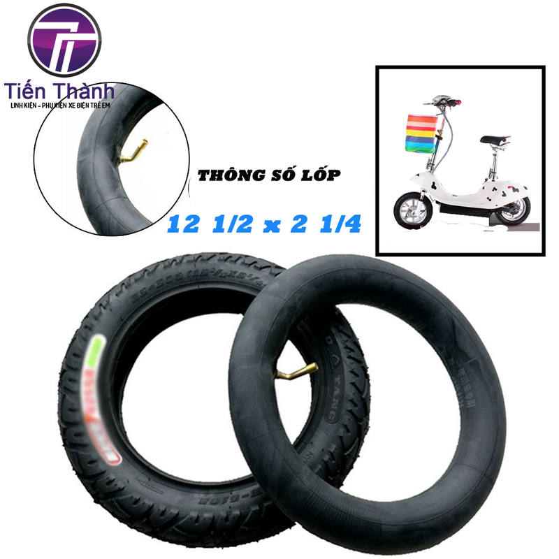 Vỏ Và Ruột Xe Điện Escooter 12inch Mã 12 1/2 x 2 1/4