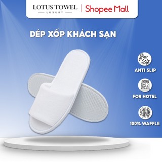 Dép Xốp Phòng Tắm Lotustowel Siêu Mềm Mịn, Sang Trọng